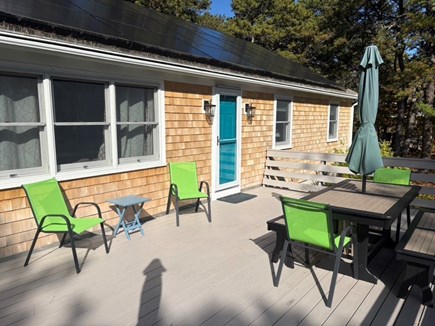 Wellfleet - Pleasant Point Cape Cod vacation rental - Front Deck
