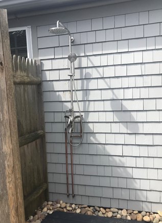 Popponesset Cape Cod vacation rental - Outdoor rain shower with hand spray and faucet