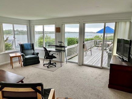 Chatham Cape Cod vacation rental - Sun Room has expansive water views, door to deck, central air