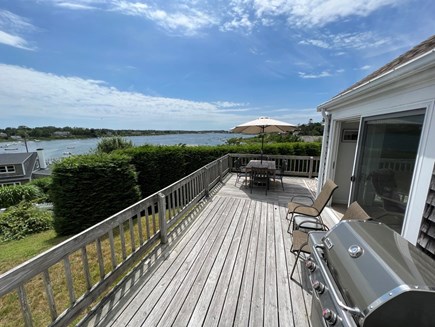 Chatham Cape Cod vacation rental - Wraparound deck has spectacular water views of the Oyster Pond