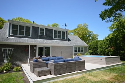 Orleans Cape Cod vacation rental - Lounge in the pool, or on the comfy seating next to it
