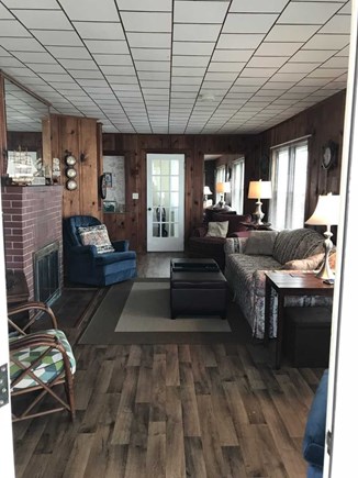 North Falmouth Cape Cod vacation rental - Living room with queen sleep sofa