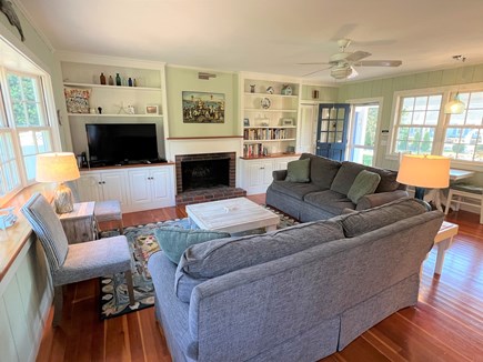 East Dennis Cape Cod vacation rental - Enter the great room from the farmer's porch