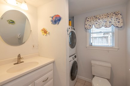 Falmouth Cape Cod vacation rental - First Floor Bathroom with Shower, Washer and Dryer