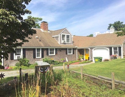 Brewster Cape Cod vacation rental - From back yard to house