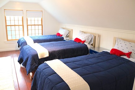 Brewster Cape Cod vacation rental - Three twins here.  Another bedroom has two twins (not shown)