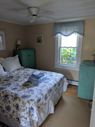 Chatham Cape Cod vacation rental - Master bedroom w/ Queen bed, Armoire, bureau, closet, ceiling fan
