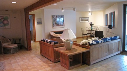 Truro Cape Cod vacation rental - Lower Level Family Room