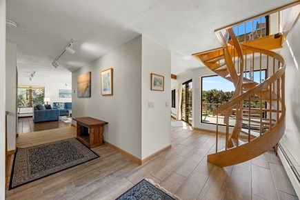 Truro Cape Cod vacation rental - Staircase to Loft with additional sleeping