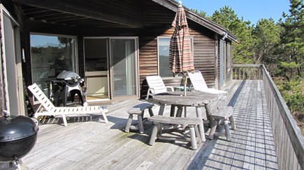 Truro Cape Cod vacation rental - Large Deck