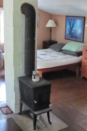 Eastham Cape Cod vacation rental - Functional wood stove