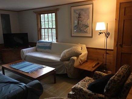 Eastham Cape Cod vacation rental - New furniture and TV in living room