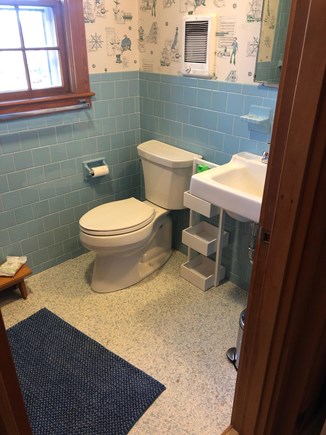 Eastham Cape Cod vacation rental - Bathroom with full bath, shower and new comfort height toilet