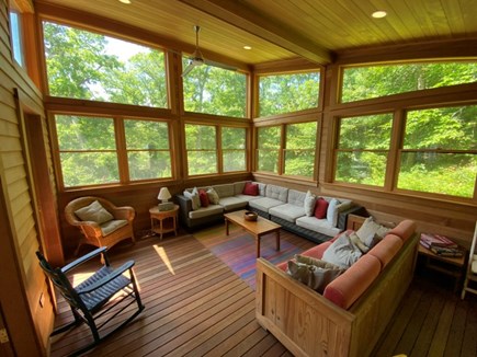 Woods Hole Cape Cod vacation rental - Three season screened porch