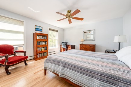 Wellfleet, Ocean Side near Indian Neck Cape Cod vacation rental - Downstairs bedroom, queen bed, large closet, desk and printer.