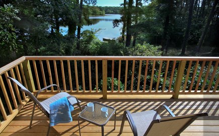 Orleans Cape Cod vacation rental - Deck overlooking water