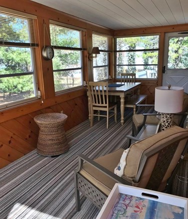South Dennis Cape Cod vacation rental - Glass Enclosed Screened Porch
