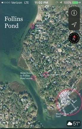 South Dennis Cape Cod vacation rental - Satellite view