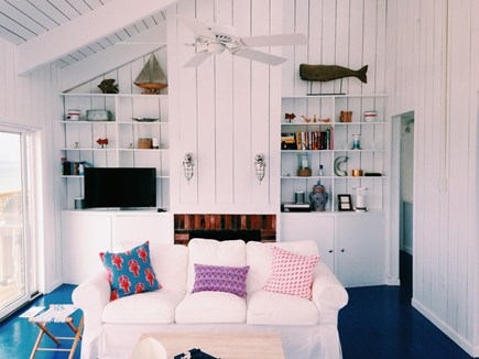 Dennis Cape Cod vacation rental - White, light & bright great room