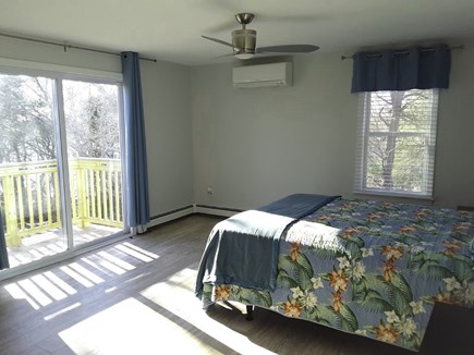 Yarmouthport Cape Cod vacation rental - Third bedroom on second level with slider to deck