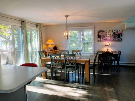 Yarmouthport Cape Cod vacation rental - SPACIOUS DINING AREA WITH OPEN KITCHEN AND SLIDERS TO SUNDECK
