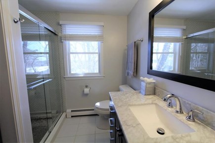 Yarmouthport Cape Cod vacation rental - Full bath on first level with enclosed shower