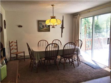 Brewster Cape Cod vacation rental - Dining area  with slider to deck