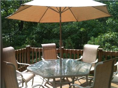 Brewster Cape Cod vacation rental - Private deck for outdoor dining