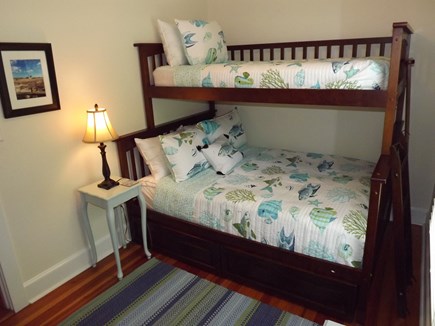Chatham Cape Cod vacation rental - Bedroom with Bunk Beds (twin upper, full lower)