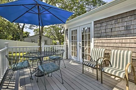 Hyannis Cape Cod vacation rental - Back Deck