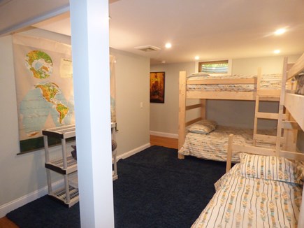 South Orleans on Pleasant Bay Cape Cod vacation rental - Main House Finished Basement with Bunk Beds