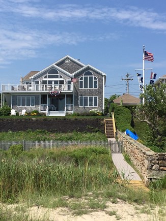 West Yarmouth Cape Cod vacation rental - Walkway to the beach from the house
