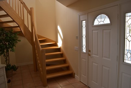 West Yarmouth Cape Cod vacation rental - stairway to 2nd floor living