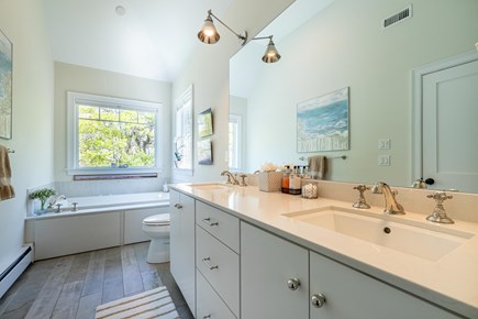 East Falmouth Cape Cod vacation rental - Upper bathroom suite