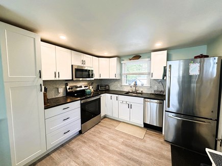 EASTHAM Cape Cod vacation rental - Stainless steel fridge, dishwasher, stove, and microwave