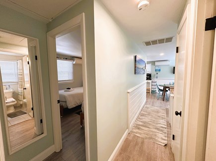 EASTHAM Cape Cod vacation rental - View from bedrooms down hall towards dining room and kitchen