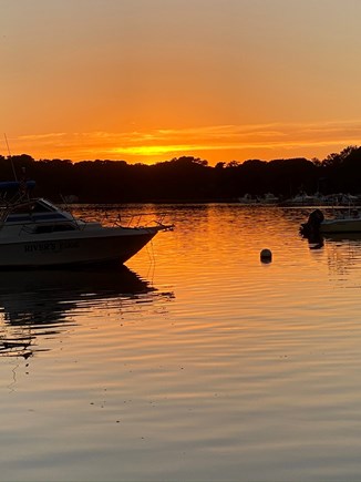 South Dennis Cape Cod vacation rental - More sunset views at the end of our walkway