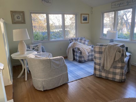 South Dennis Cape Cod vacation rental - Great room for morning coffee