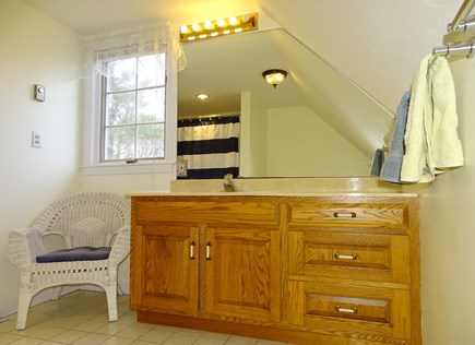Harwich Port Cape Cod vacation rental - Full master bath with tub and shower