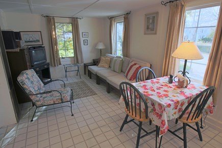 Dennis Cape Cod vacation rental - Dining table towards living room