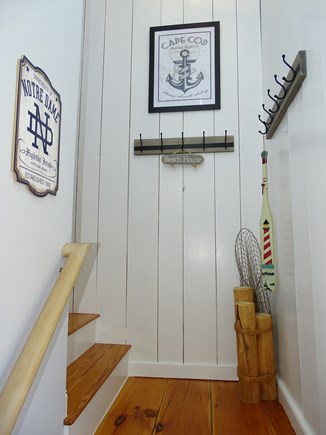 New Seabury, Mashpee Cape Cod vacation rental - Stairway to upstairs bedroom and bath