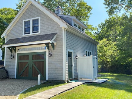 East Orleans Cape Cod vacation rental - Carriage House! Outdoor Shower & Tether Ball. Sleeps 4 In Style.