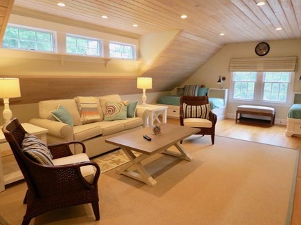 East Orleans Cape Cod vacation rental - Carriage House Loft w Sofa Seating. Fully Conditioned.