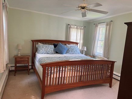 West Barnstable Cape Cod vacation rental - King bed with attached dressing room and new bathroom.