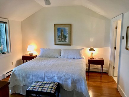 Orleans Cape Cod vacation rental - Primary Bedroom w/king with deck and waterview