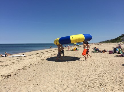 Sagamore Beach Cape Cod vacation rental - Average amount of beach goers during the week.