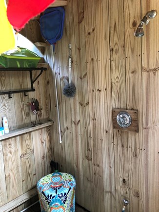 Sagamore Beach Cape Cod vacation rental - Private outdoor shower