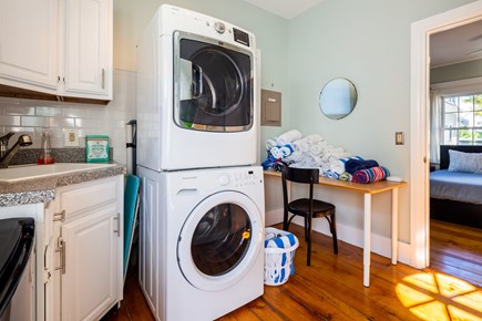 Provincetown Cape Cod vacation rental - Main level laundry