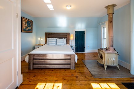 Provincetown Cape Cod vacation rental - Queen bedroom 1 has views of Commercial St and Cape Cod Bay
