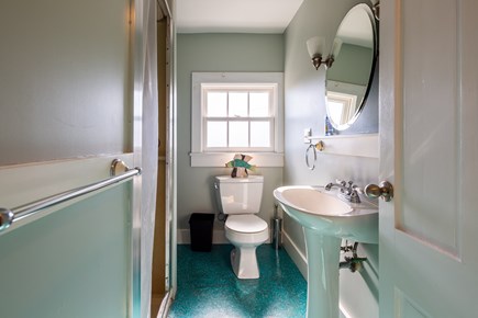 Provincetown Cape Cod vacation rental - Upper level full bath with walk-in shower